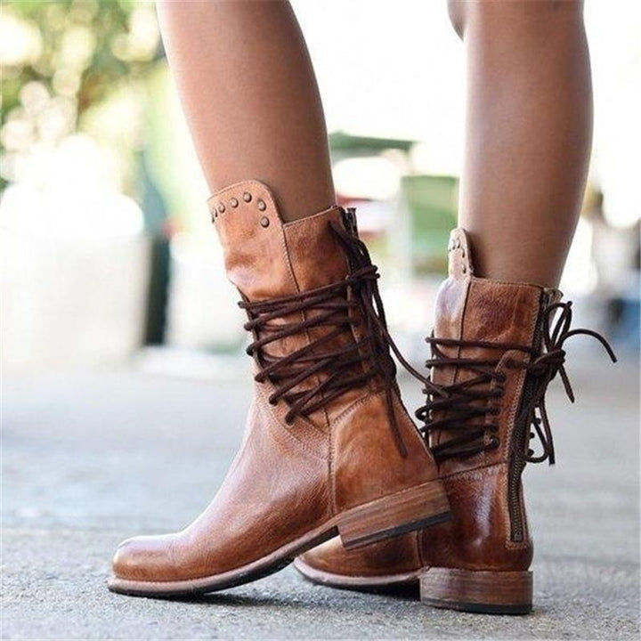 Maureen | Lace-Up Boots