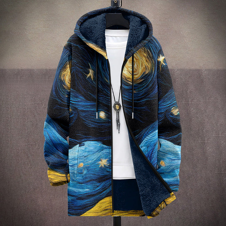 Pétalo™ | Art-Inspired Hooded Coat