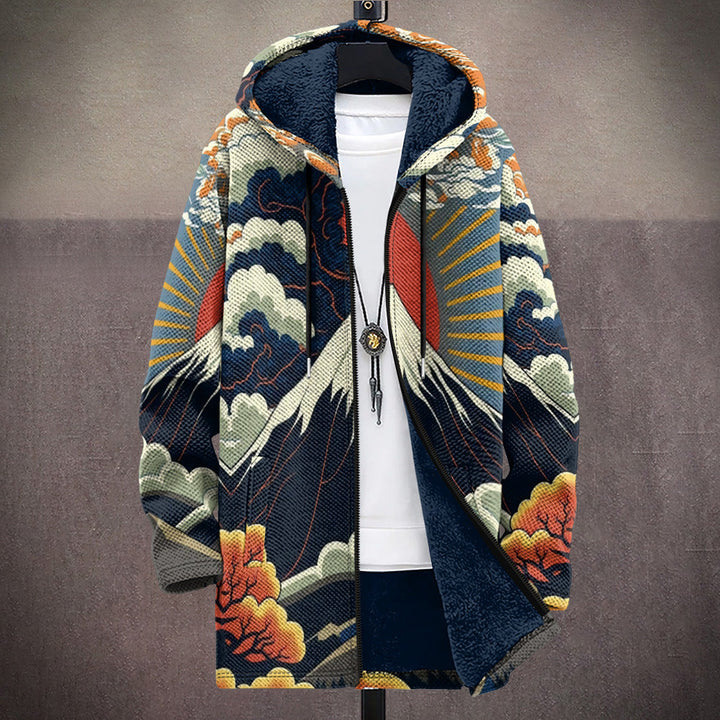 Marea™ | Art-Inspired Hooded Coat