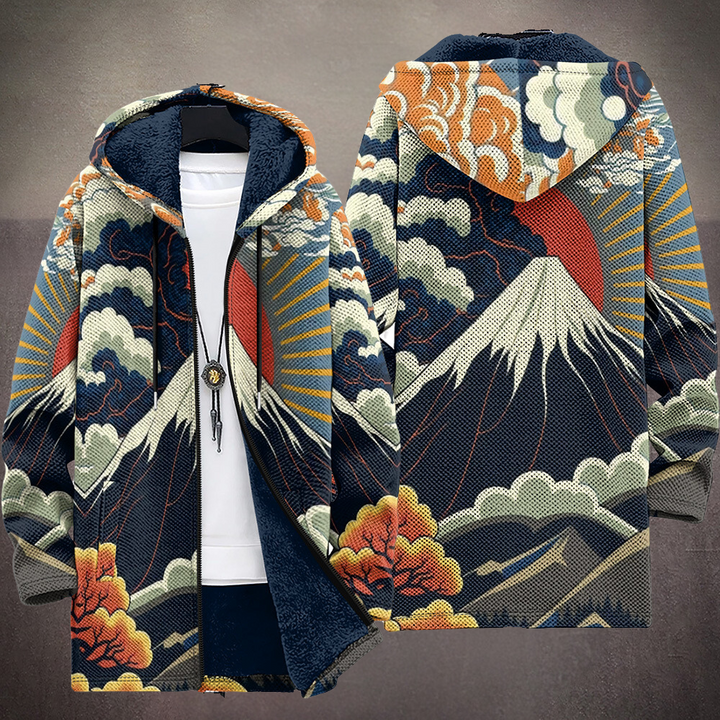 Marea™ | Art-Inspired Hooded Coat