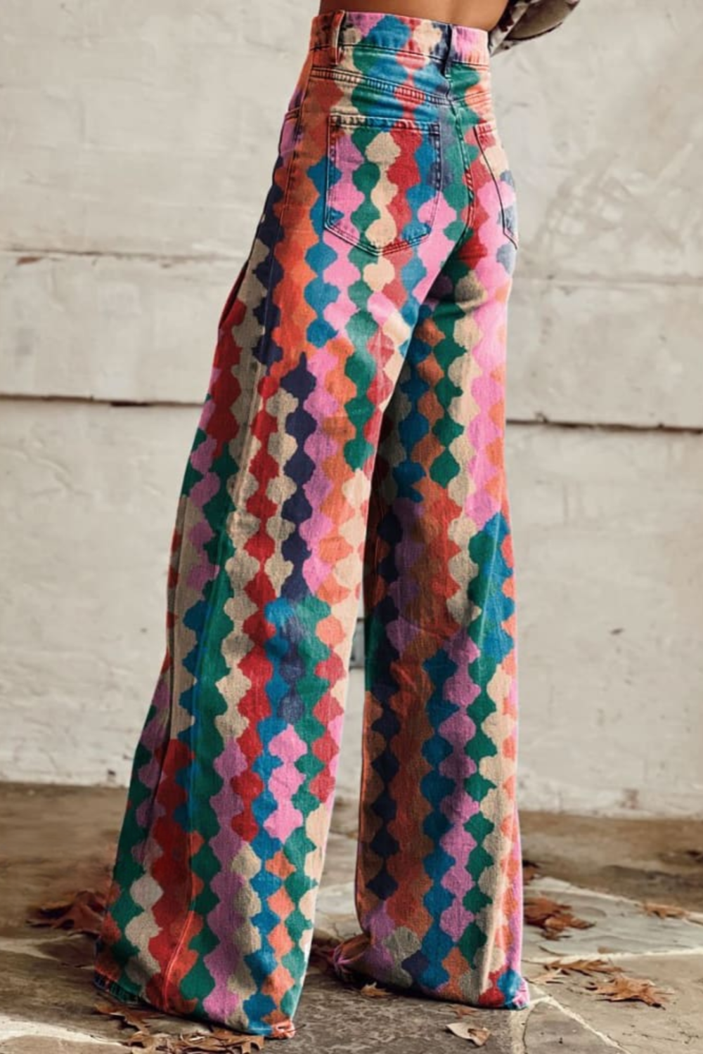 Rivaro™ | Boho Vintage Wide-Leg Pants