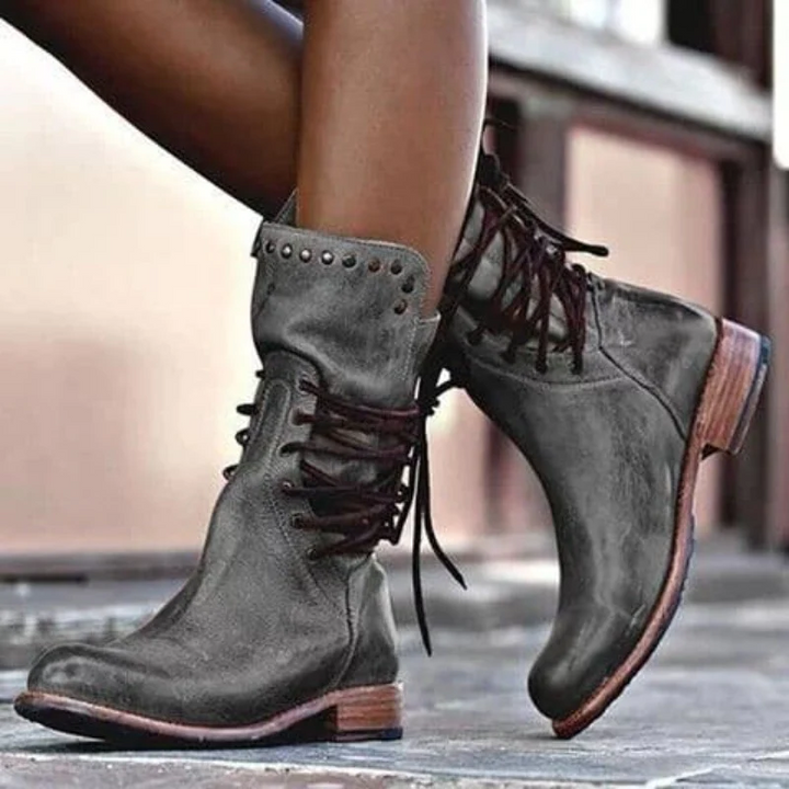 Maureen | Lace-Up Boots