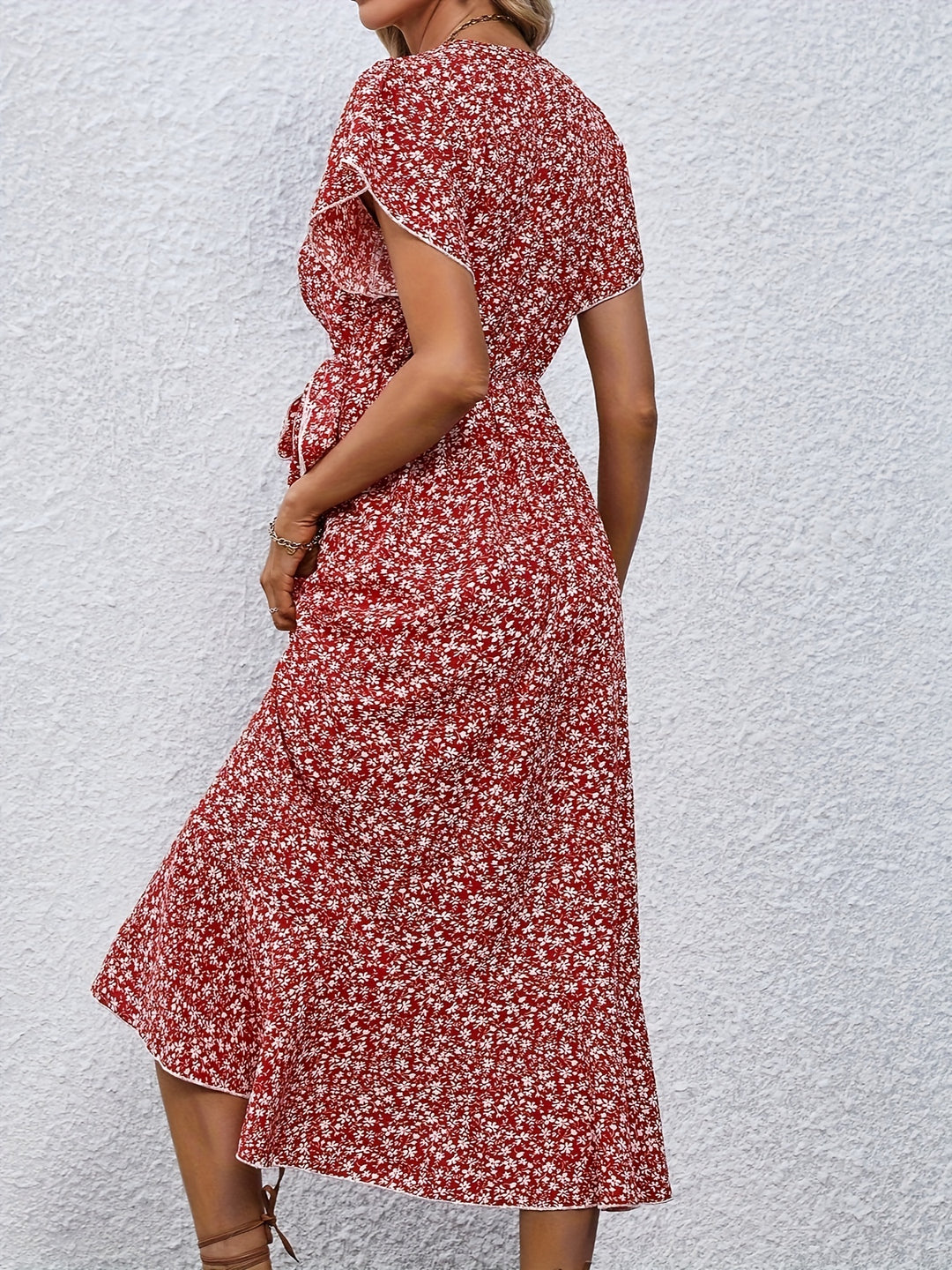 Emilia™ | Floral Midi Dress