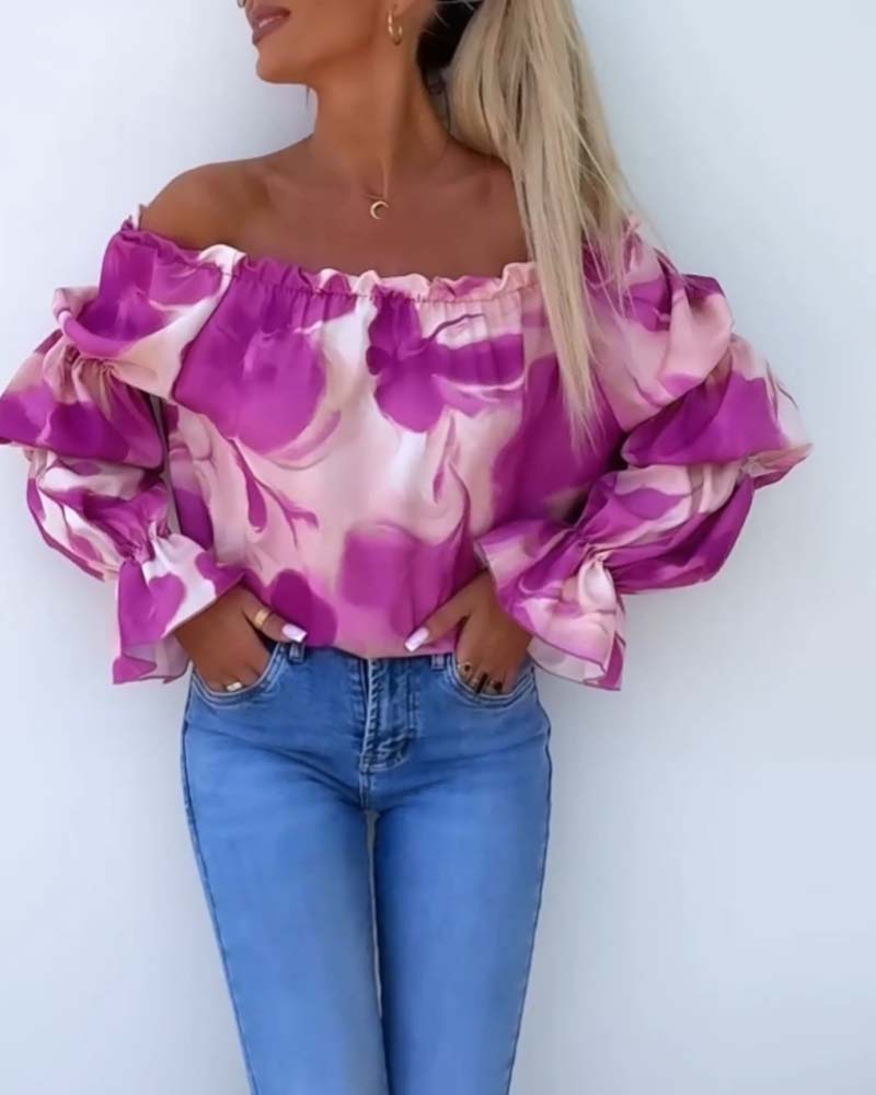 Anna™ |  Tropic One-Shoulder Top