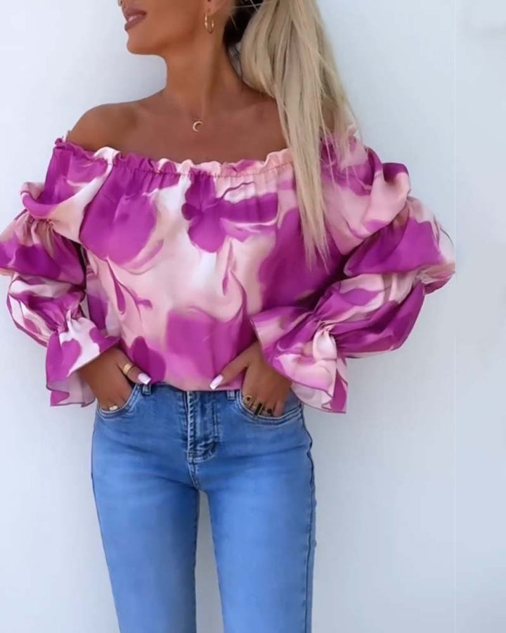 Anna™ |  Tropic One-Shoulder Top