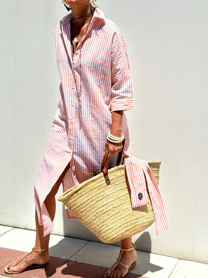 Elia™ | Striped Shirtdress