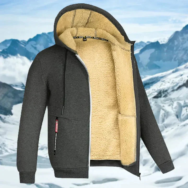 Arie™ | Men's Winter Jacket with Hood and Fleece