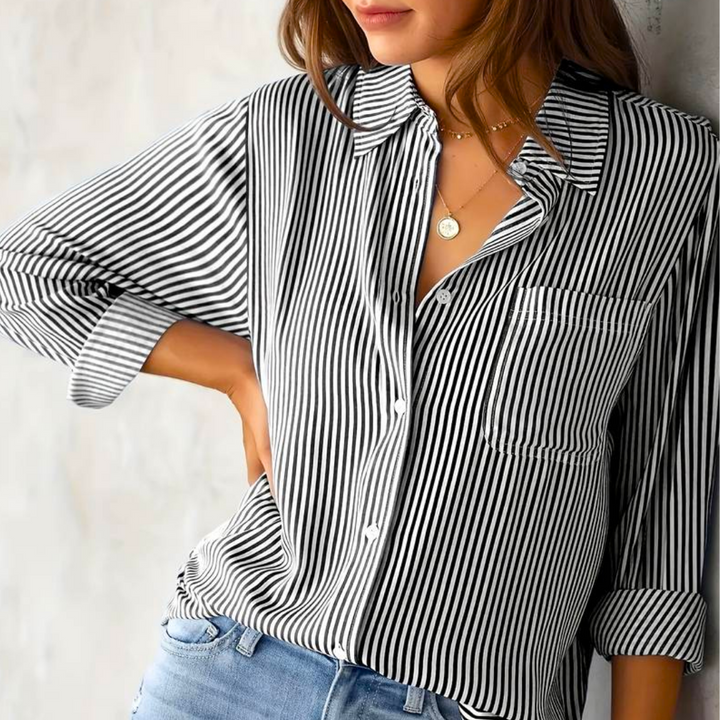 Hayley™ | Casual Striped Blouse