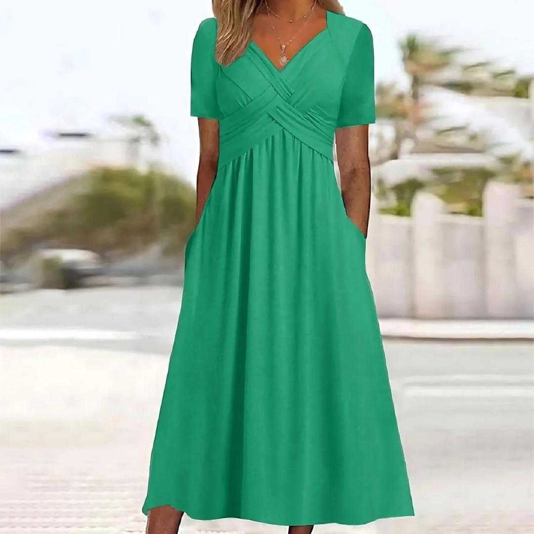 Ingrid™ | Elegant Dress with Tummy Coverage