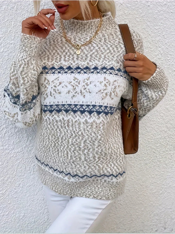 Oliva | Snowflake Knit Sweater