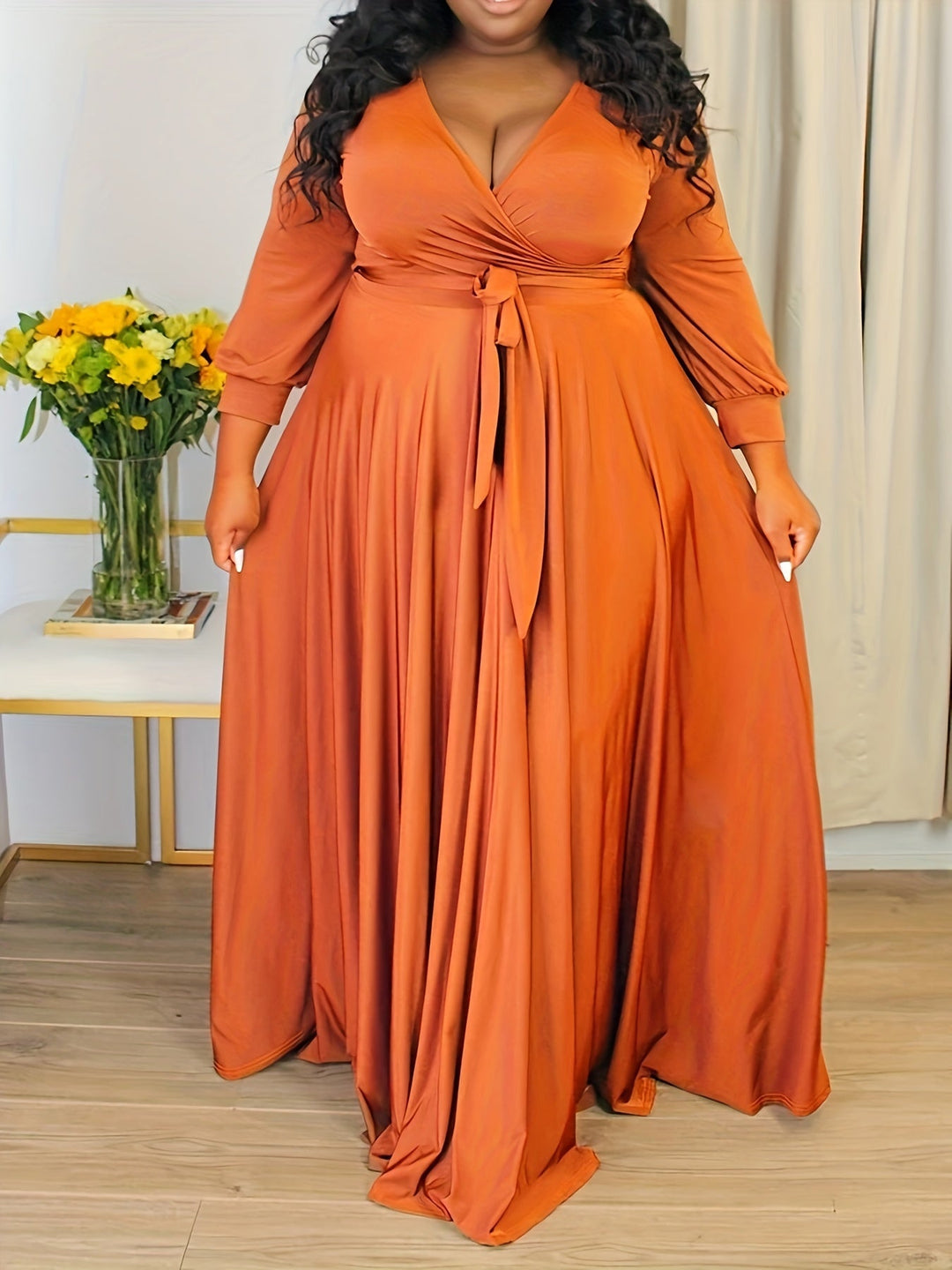 Sharon | Plus size elegant dress