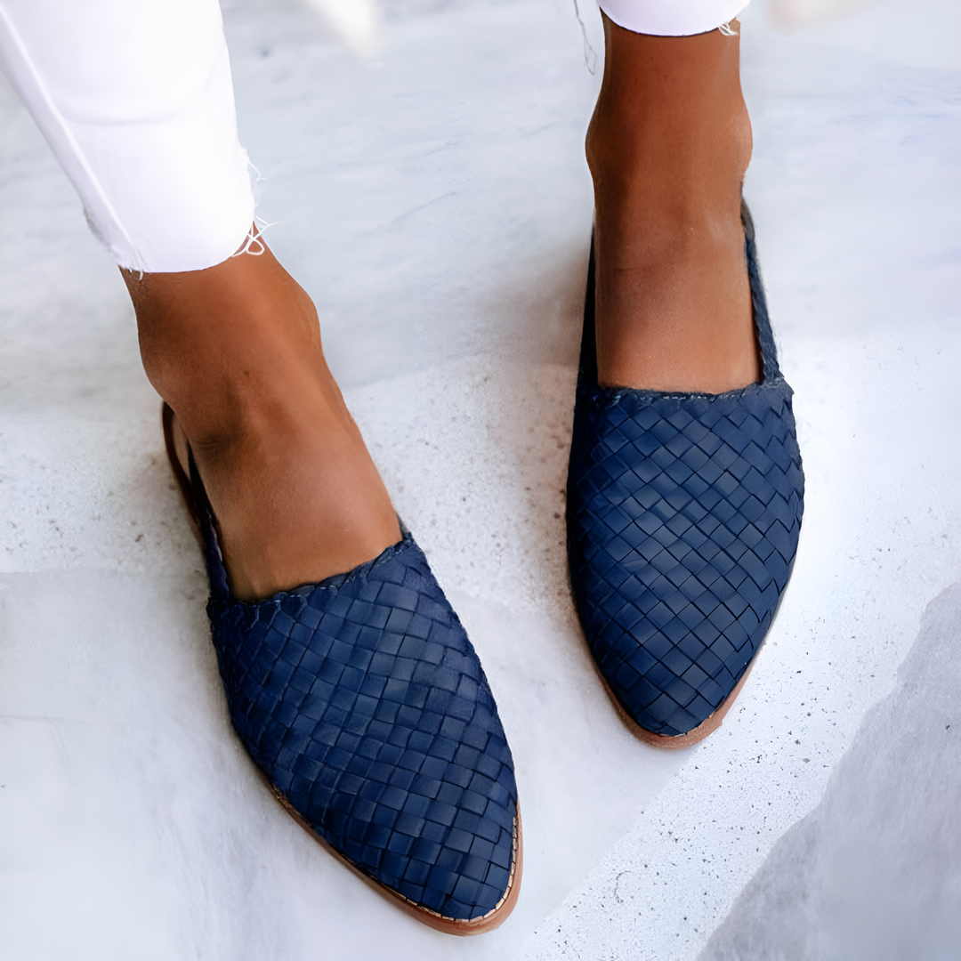 Pamela™ | Handwoven Slip-On Sandals