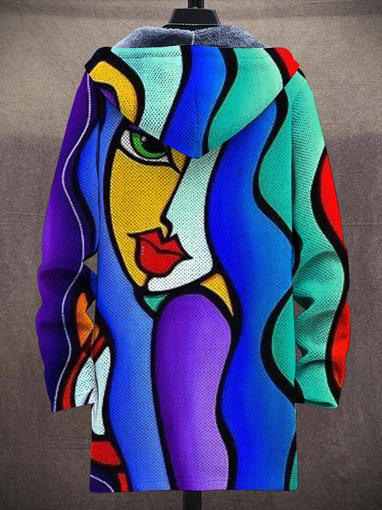 Cielo™ | Art-Inspired Hooded Coat