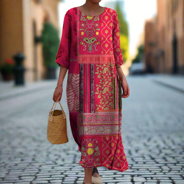 Ariana™ | Flowy Ethnic Dress