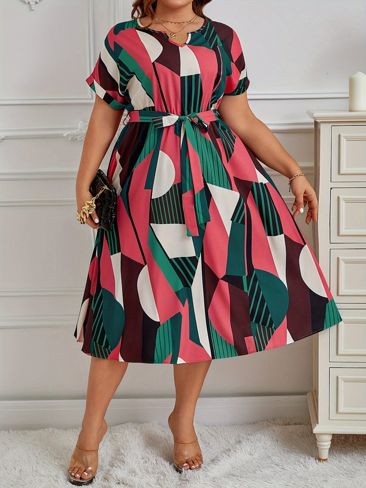 Bodine | Plus size tropical dress