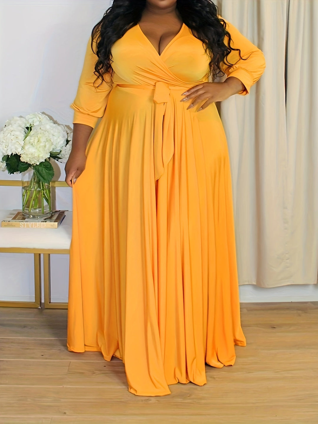 Sharon | Plus size elegant dress