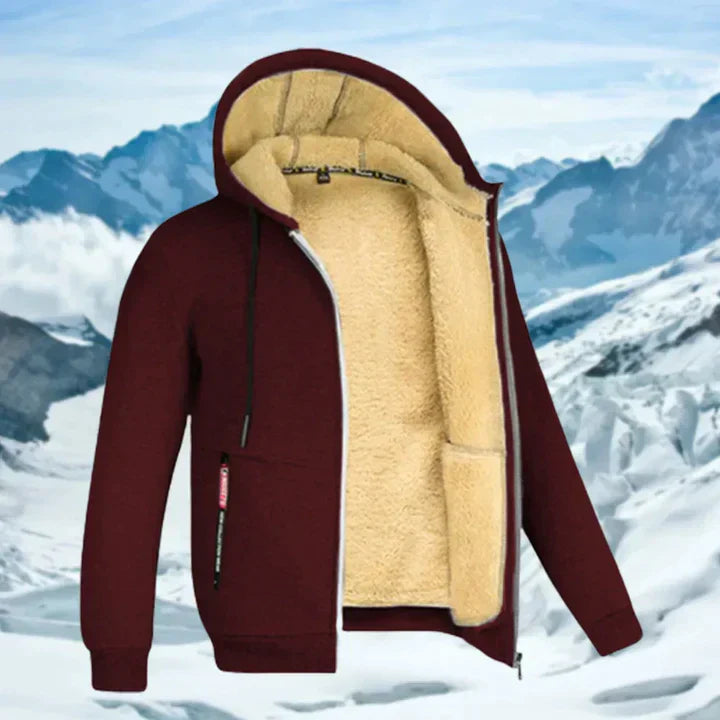 Arie™ | Men's Winter Jacket with Hood and Fleece