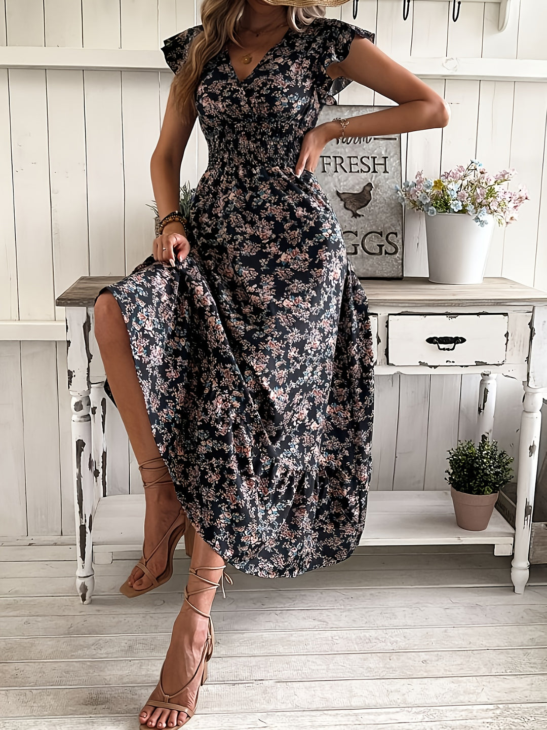 Lilia™ | Floral A-Line Dress