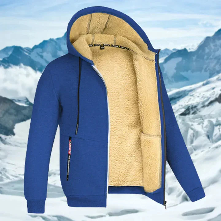 Arie™ | Men's Winter Jacket with Hood and Fleece