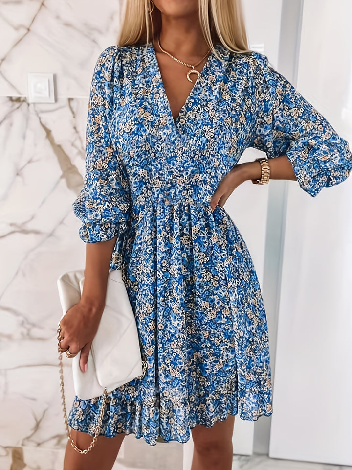 Amira™ | Floral Midi Dress