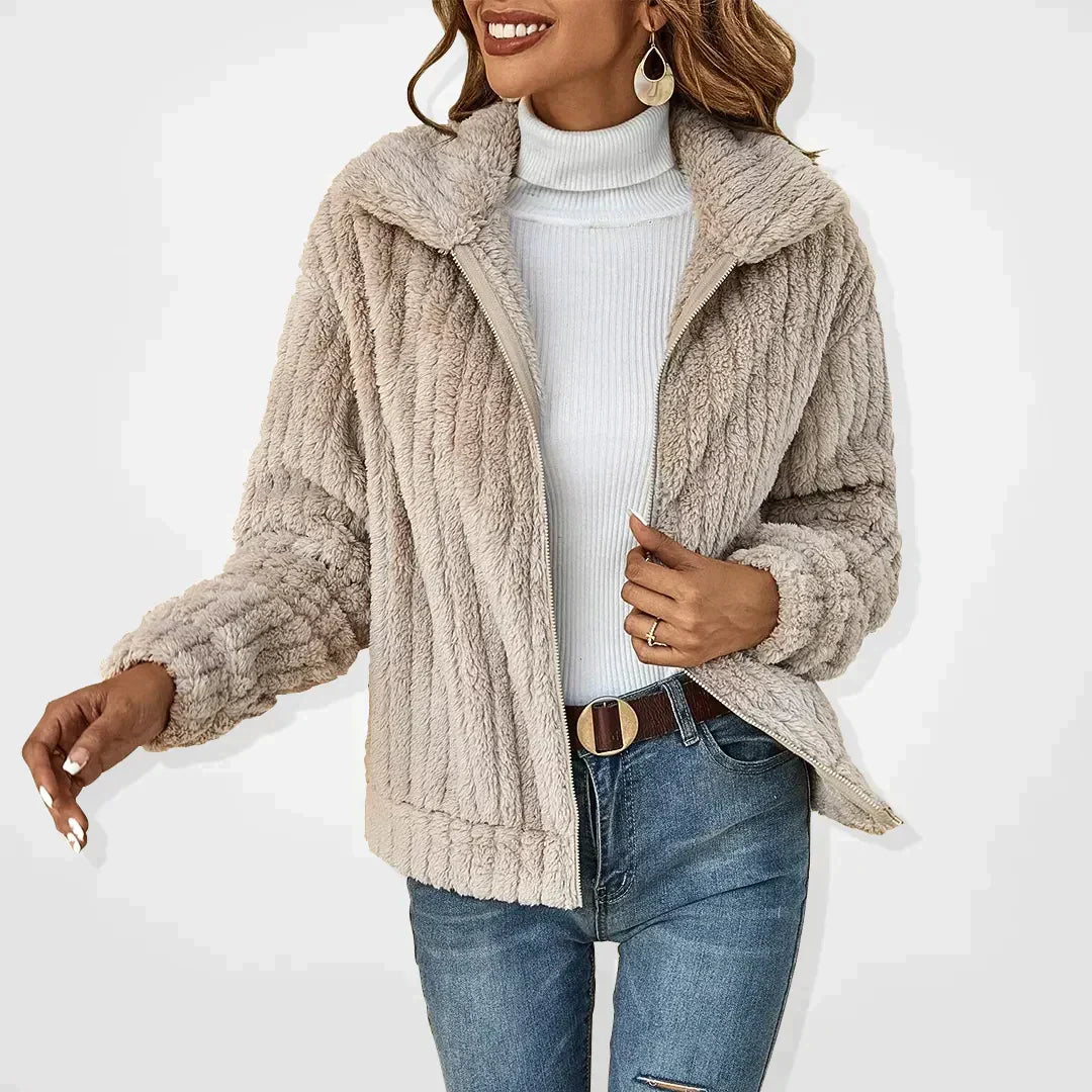 Gerda™ | Stylish Sherpa Jacket