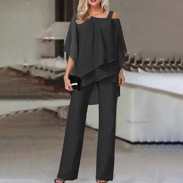 Jutta™ | Chic Two-Piece Off-Shoulder Set