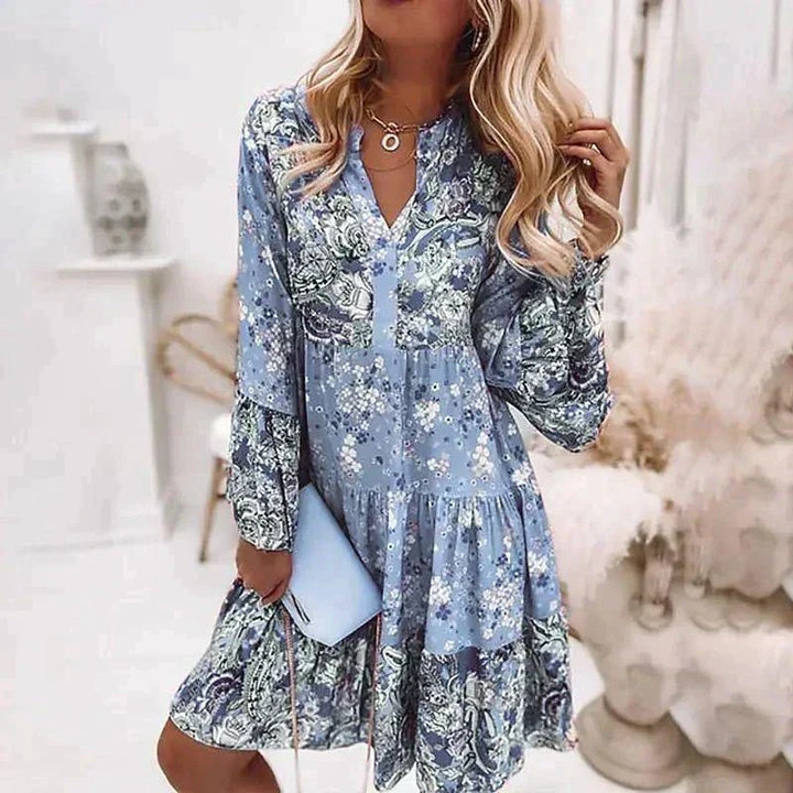 Indiana - Flower-patterned Summer Dress