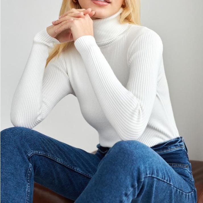 Karen™ | Ribbed Turtleneck Sweater