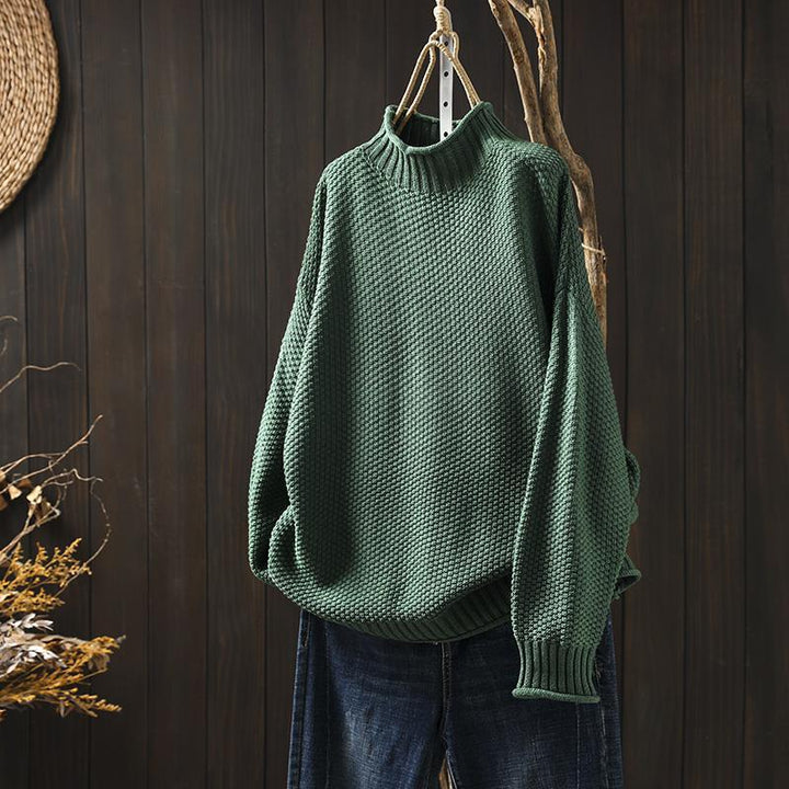 Ingrid™ | Relaxed Fit Waffle Sweater