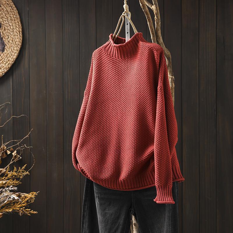 Ingrid™ | Relaxed Fit Waffle Sweater