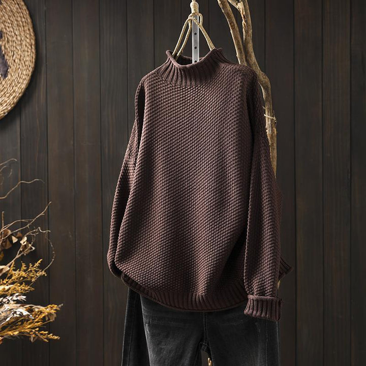 Ingrid™ | Relaxed Fit Waffle Sweater