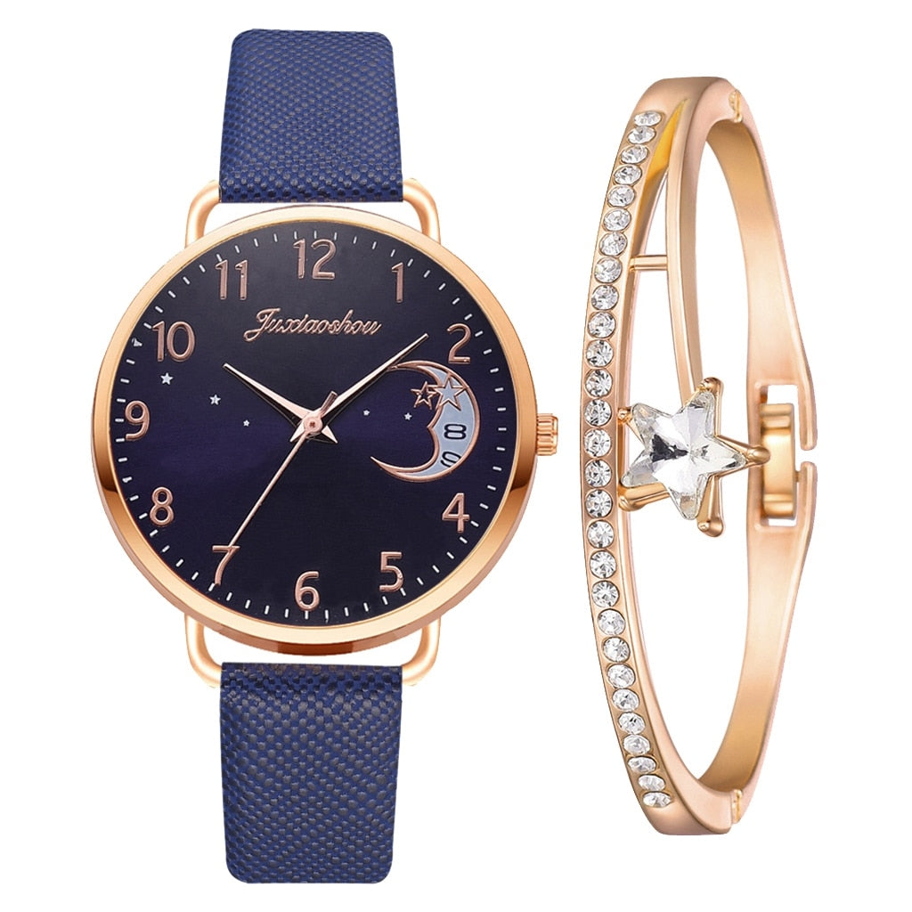 Eclipse™ | Moon Dial Watch & Bracelet Set