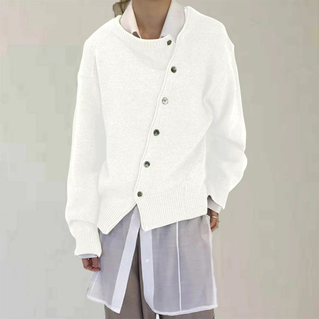 Alice™ | Asymmetric Button Cardigan