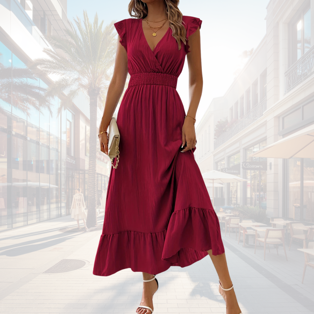 Isabella™ | Elegant Royal Maxi Dress