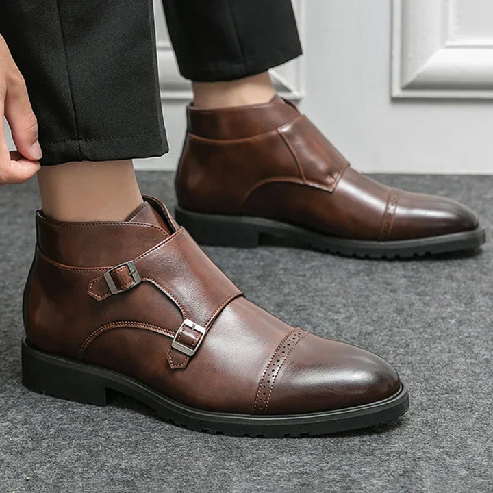 Darell | Double-monk Strap Boots