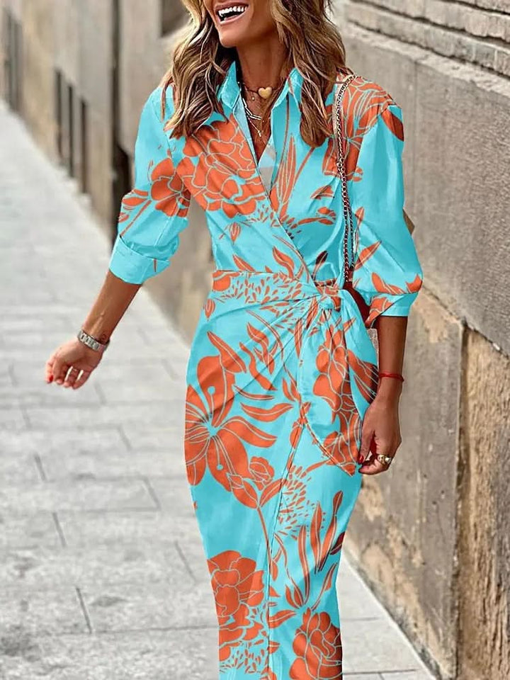 Tyler™ | Bold Printed Wrap Dress