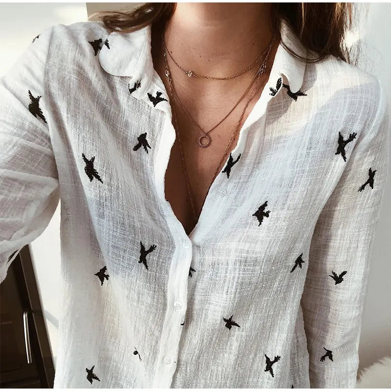 Catrine™ | Button-Up Blouse