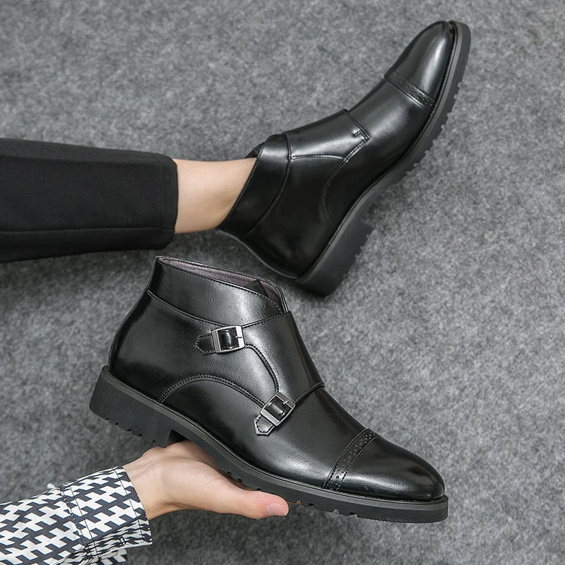 Darell | Double-monk Strap Boots