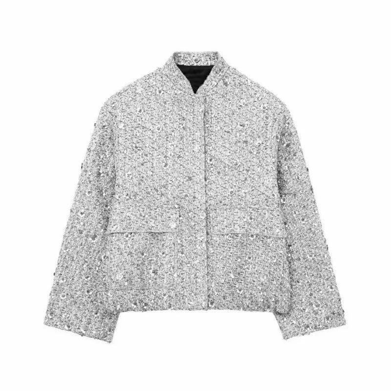 AELIA™ | Sequins Embroidered Jacket