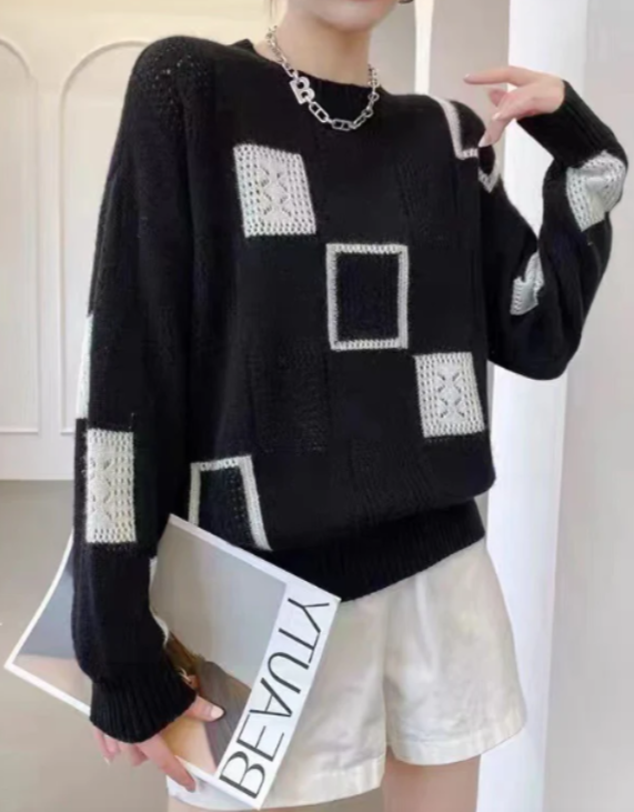 Tiara | Patchwork Sweater