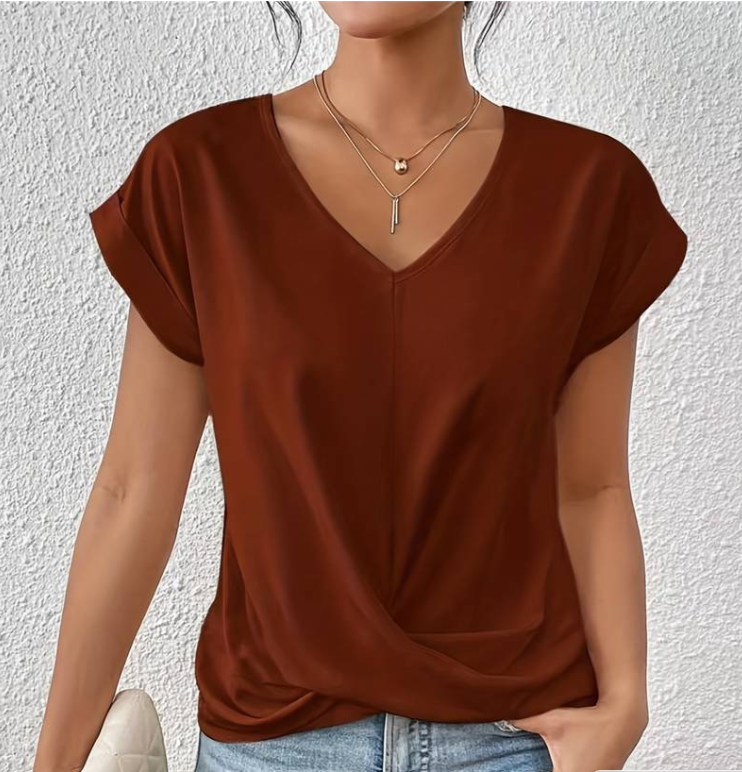 Cynthia™ | Comfy v-neck Top