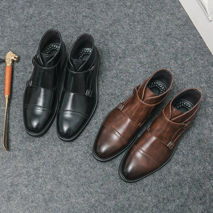 Darell | Double-monk Strap Boots