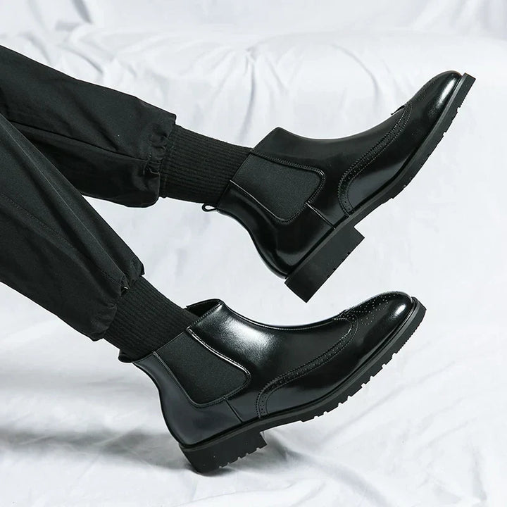 Adriel | Genuine Leather Chelsea Boots