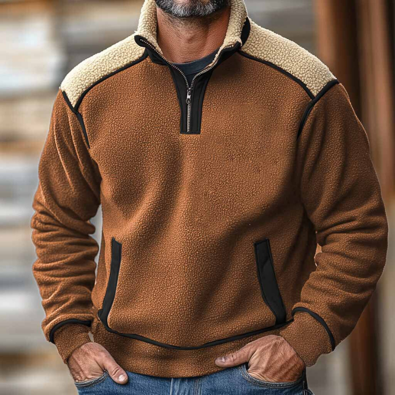 Peter™ | Quarter-Zip Sherpa Sweater