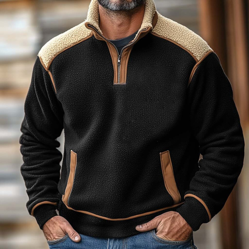 Peter™ | Quarter-Zip Sherpa Sweater