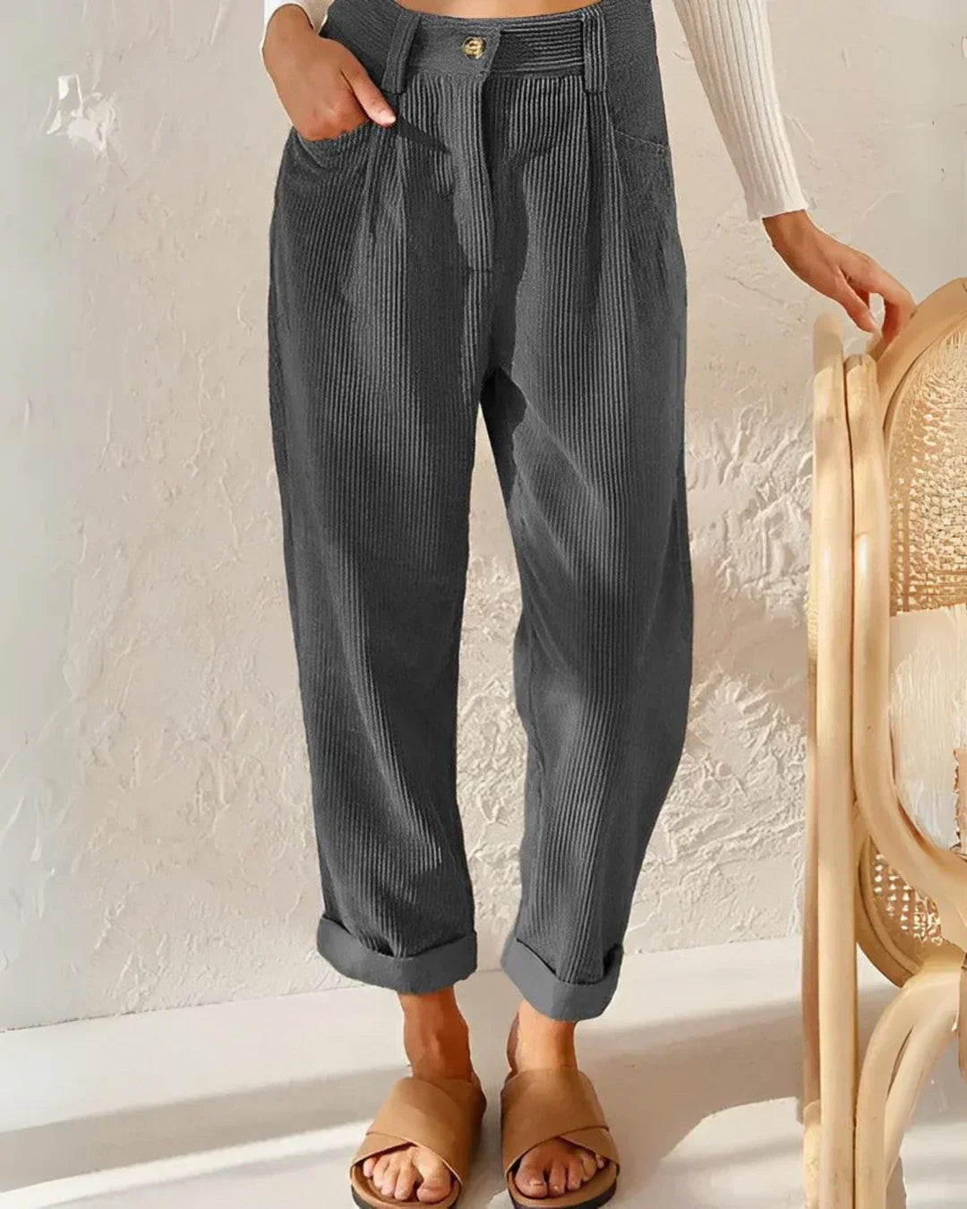 Rianna™ | Stylish Corduroy Trousers