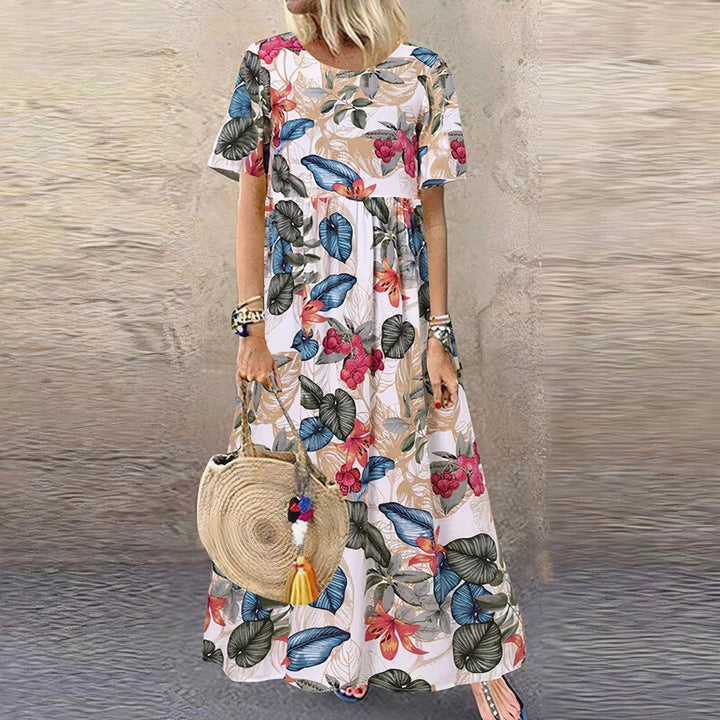 Linda ™ | Vibrant Floral Maxi Dress