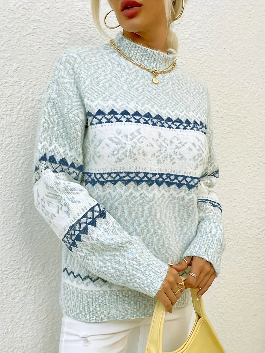 Oliva | Snowflake Knit Sweater