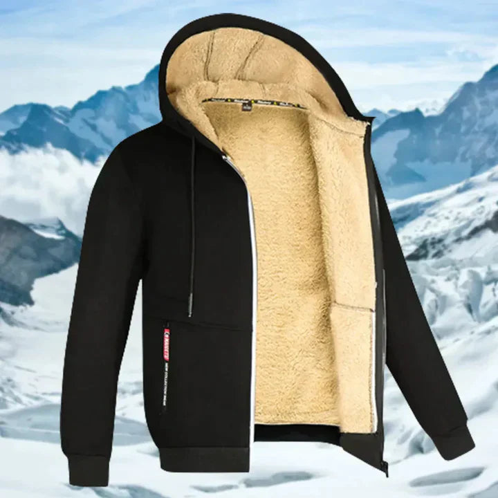 Arie™ | Men's Winter Jacket with Hood and Fleece