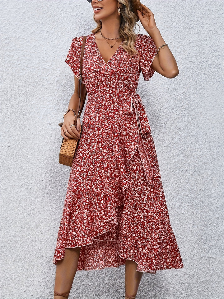 Emilia™ | Floral Midi Dress